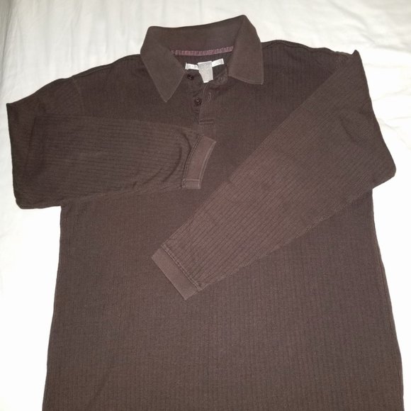 PERRY ELLIS Long sleeve Casual top M - Picture 2 of 6